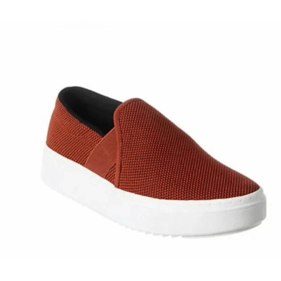 EILEEN FISHER Pep Women's Size 6.5 Serrano Red Comfort Slip-On Platform Sneakers - Picture 8 of 8
